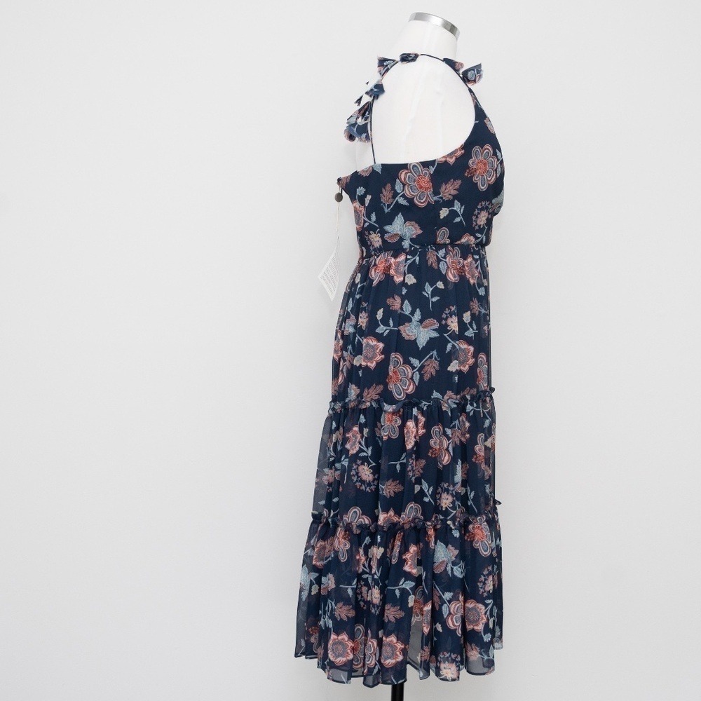 SACHIN & BABI Dalia tiered floral-print chiffon midi dress. - Picture 5 of 15